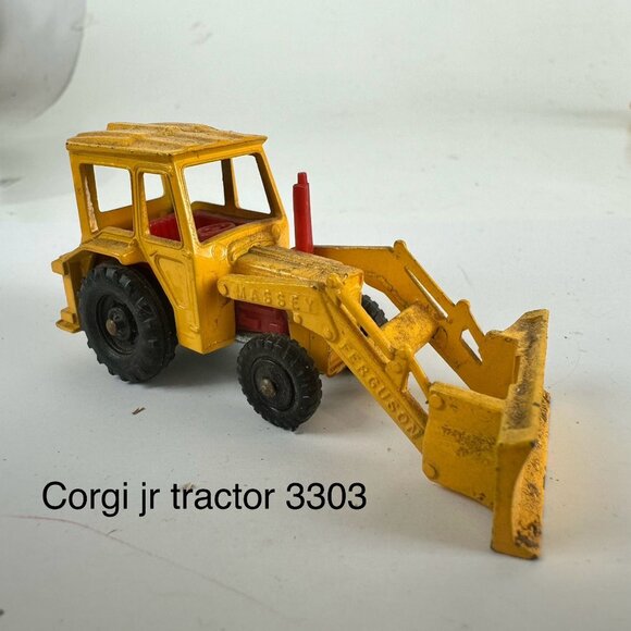Vintage Diecast Construction Vehicle Lot - Wiking Grip Zechin Corgi - Picture 10 of 15